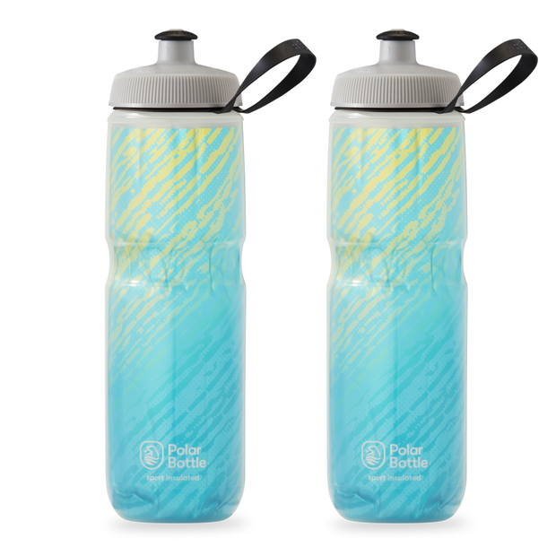 Polar Bottle Sport Insulated 24 oz Water Bottle - Spin Bermuda