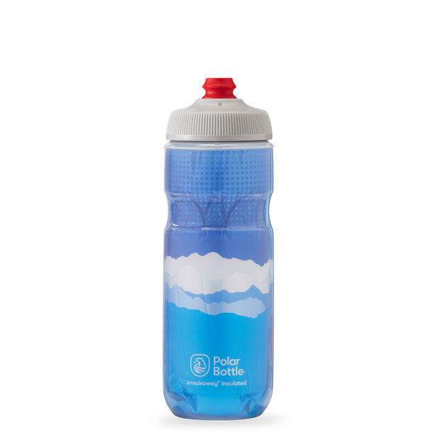 Polar Bottles Sport Contender 20oz Insulated Water Bottle - Blue/Silver