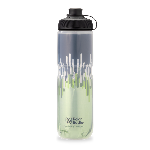 Polar Bottle Session Muck Mountain Bike Water Bottle - BPA Free, Cycling & Sports  Squeeze Bottle with Dust Cover Charcoal Black 15 Oz