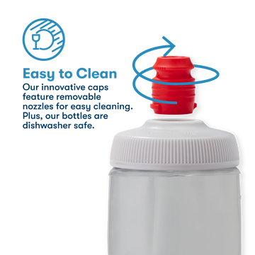 Clear Squeeze Bottles 2ct