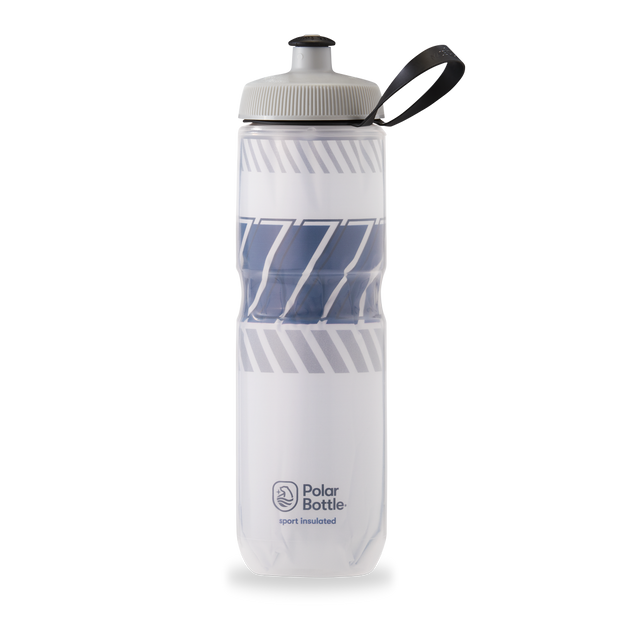 Home Basics 24 oz. Plastic Sports Bottle with Rubber Grip